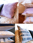 Pattern Zippered Pillow Cover: Indigo