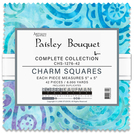 Pattern Artisan Batiks: Paisley Bouquet by Lunn Studios - Complete Collection Charm Square 