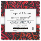 Pattern Artisan Batiks: Tropical Haven by Lunn Studios - Complete Collection Charm Square 
