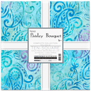 Pattern Artisan Batiks: Paisley Bouquet by Lunn Studios - Complete Collection Ten Square 