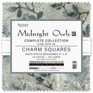 Artisan Batiks: Midnight Owls by Studio RK - Complete Collection Charm Squares
