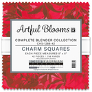 Artful Blooms by Studio RK - Complete Blender Collection Charm Square