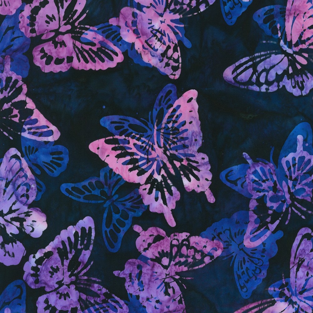 Artisan Batiks:  Butterfly Habitat fabric