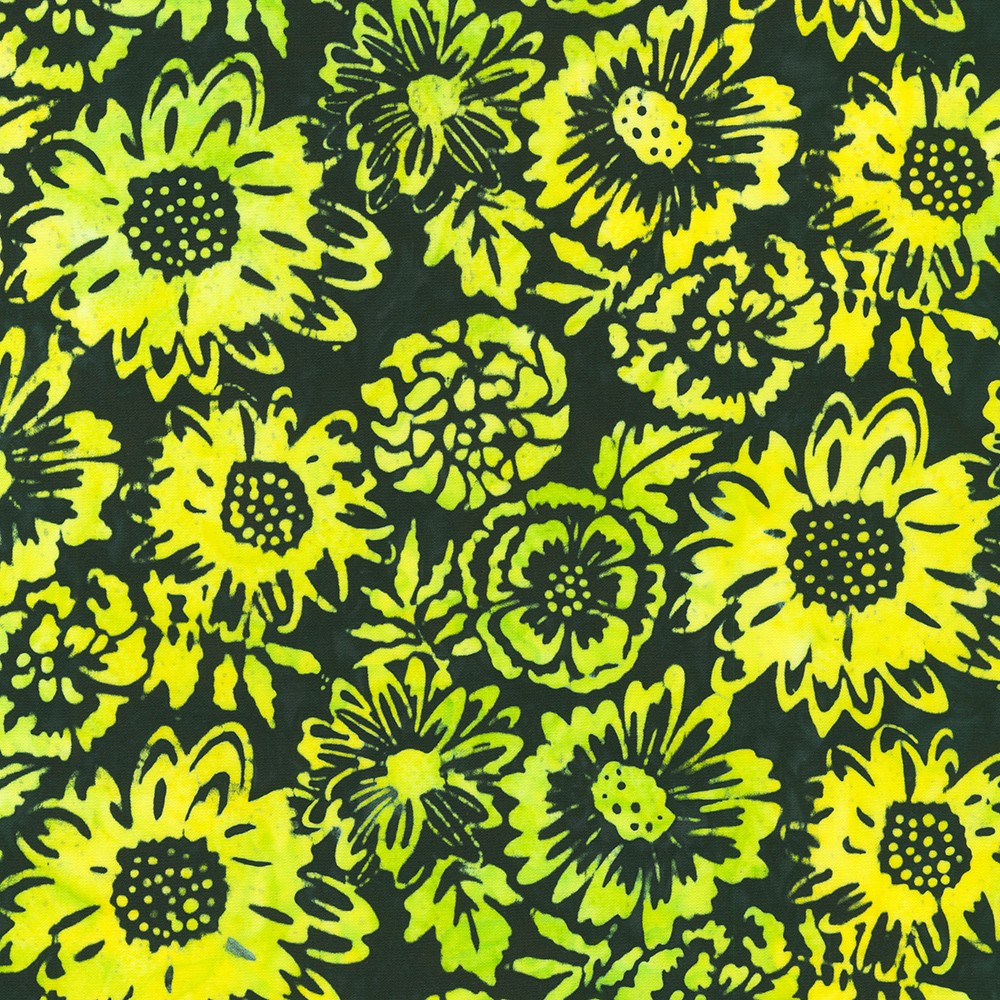 Artisan Batiks:  Bees and Flowers fabric