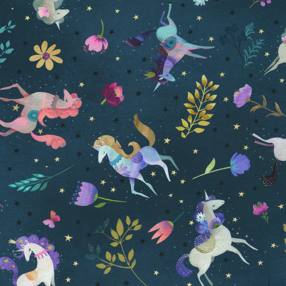 Unicorn Meadow fabric