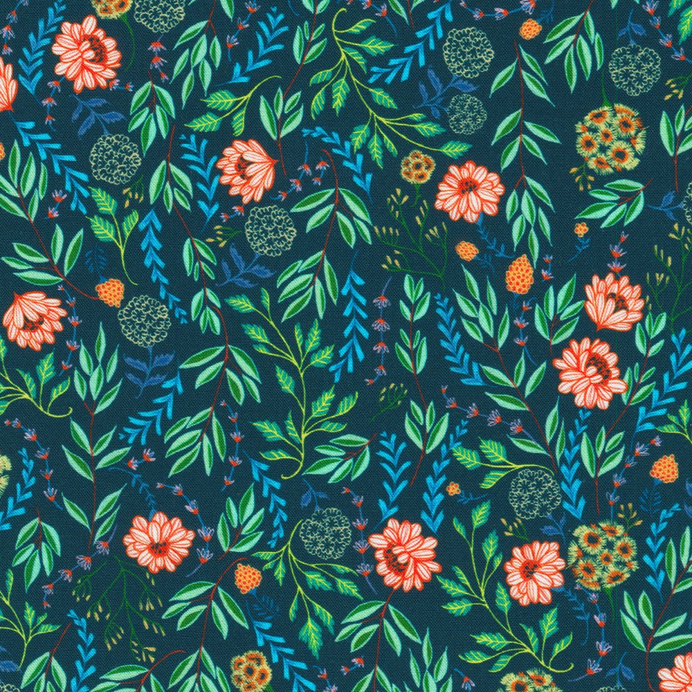 Faraway Florals fabric