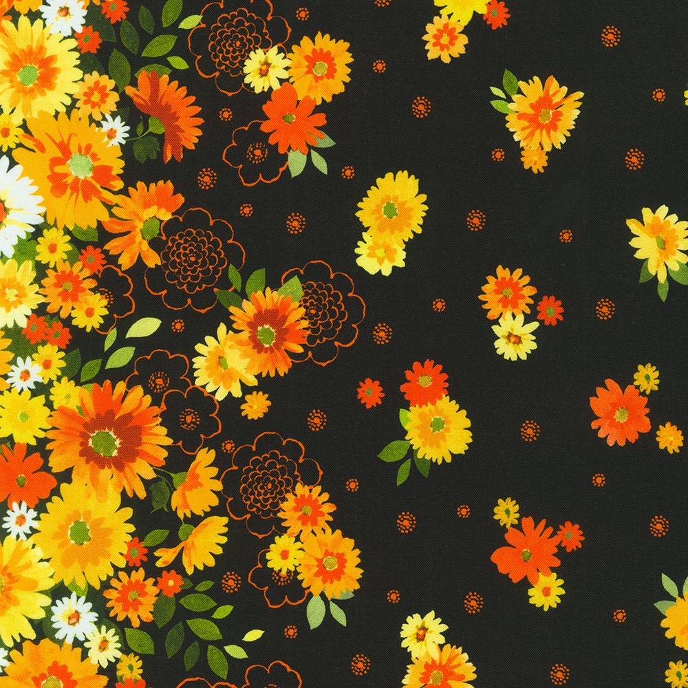 Flowerhouse: Cascading Flowers fabric