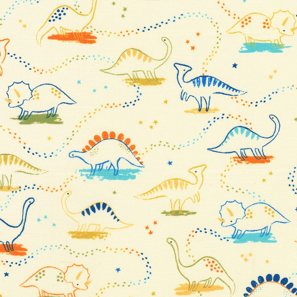 Dino Darlings fabric