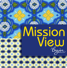 Mission View by Brejer: Cotton Quilting Fabric