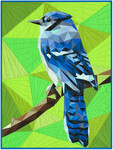Fabric BJ the Blue Jay