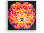 Fabric Jungle Abstractions: The Lion