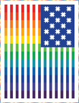 Fabric Rainbow Flag