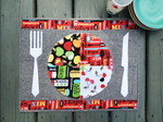 Fabric A Plateful of Happy