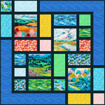 Fabric Painterly Trees