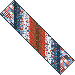 Fabric Slanted Stripes Runner