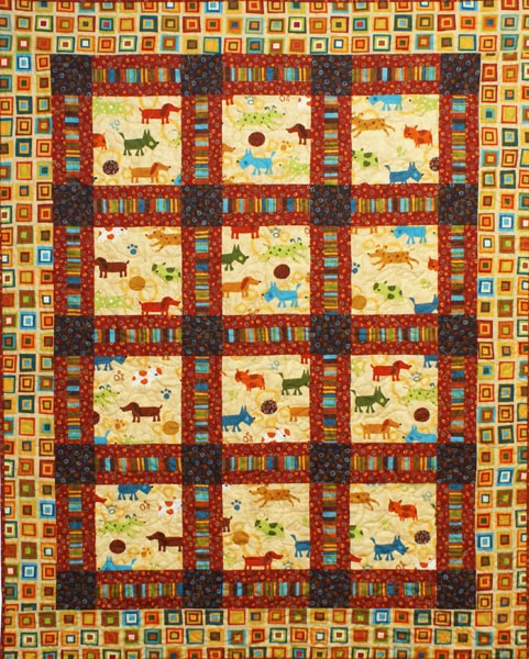 Bark Park Free Pattern: Robert Kaufman Fabric Company