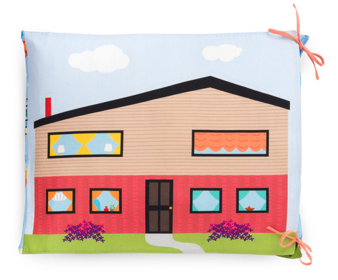 Let's Play House Pillow