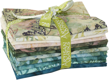 Artisan Batiks: Chop Chop, ivy colorstory Artisan Batiks: Chop Chop, ivy colorstory