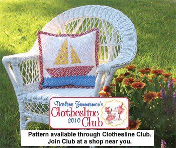 Sail Boat Pillow quilt kit Sail Boat Pillow quilt kit