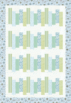 Heartstrings baby quilt&nbsp;