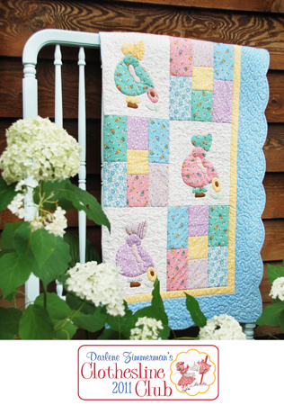 Project 3: Sunbonnet Sue quilt kit