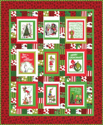 Merry Grinchmas panel quilt kit&nbsp;&copy;