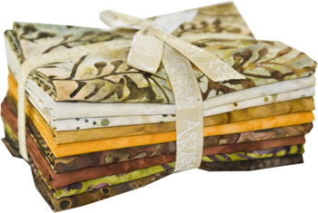 Artisan Batiks: Chop Chop, mustard colorstory