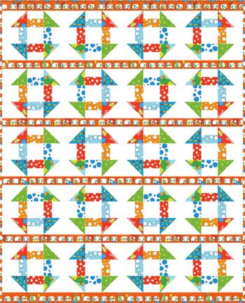 The Need for Thneeds quilt kit, Bright colorstory The Need for Thneeds quilt kit, Bright colorstory