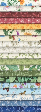 Pattern Flowerhouse: Botanical Garden by Debbie Beaves - Complete Collection Roll Ups 