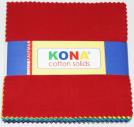 Kona&reg; Cotton Solids, Classic Palette charm square