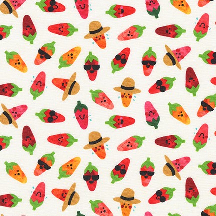 Chili Smiles fabric