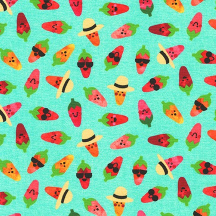 Chili Smiles fabric