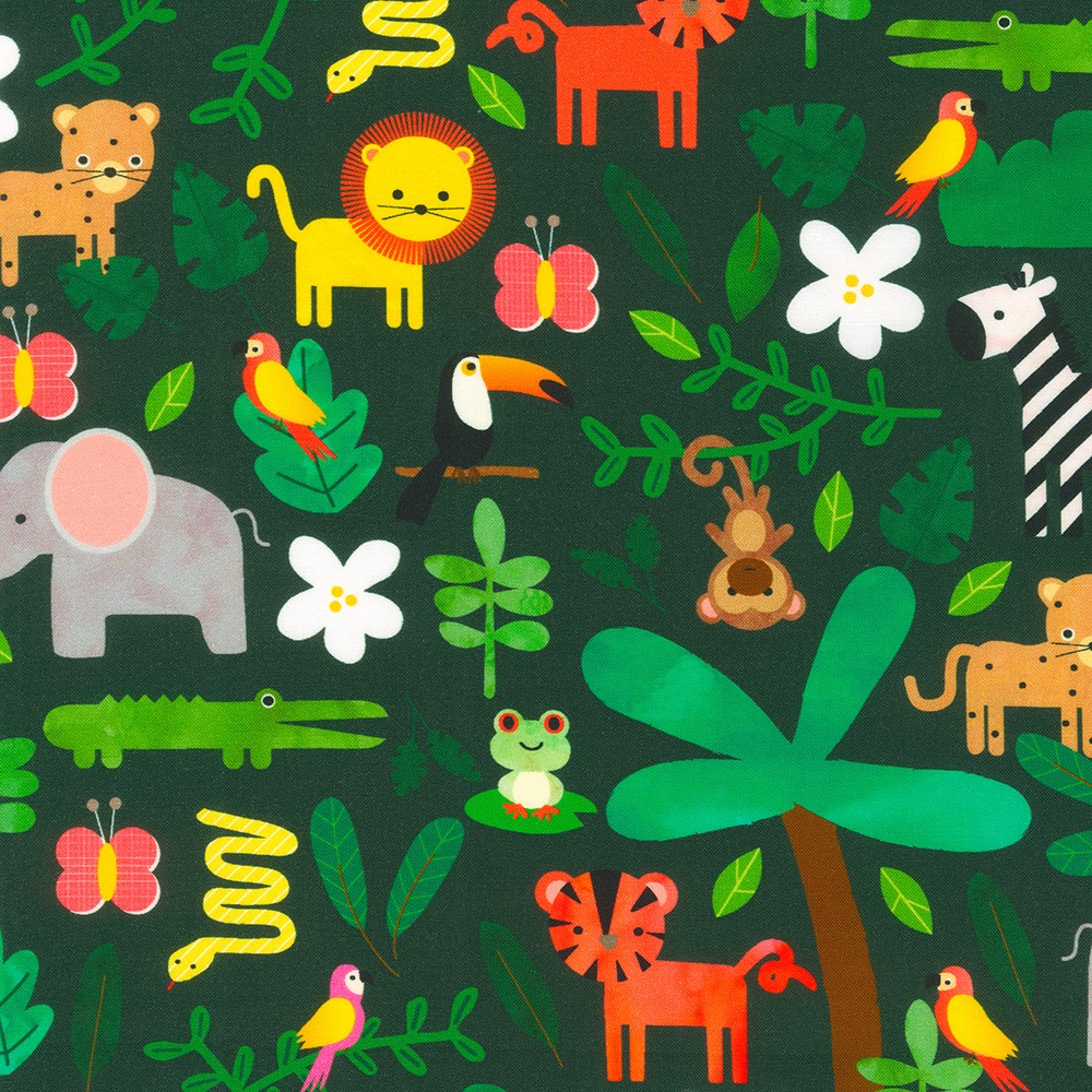 Rainforest Friends fabric