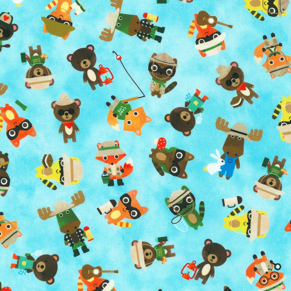Campground Critters fabric