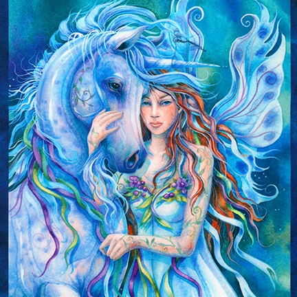 Morningmoon Unicorns fabric