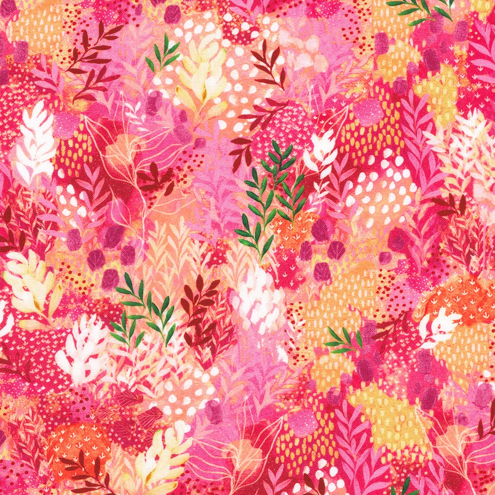 Painterly Trees fabric