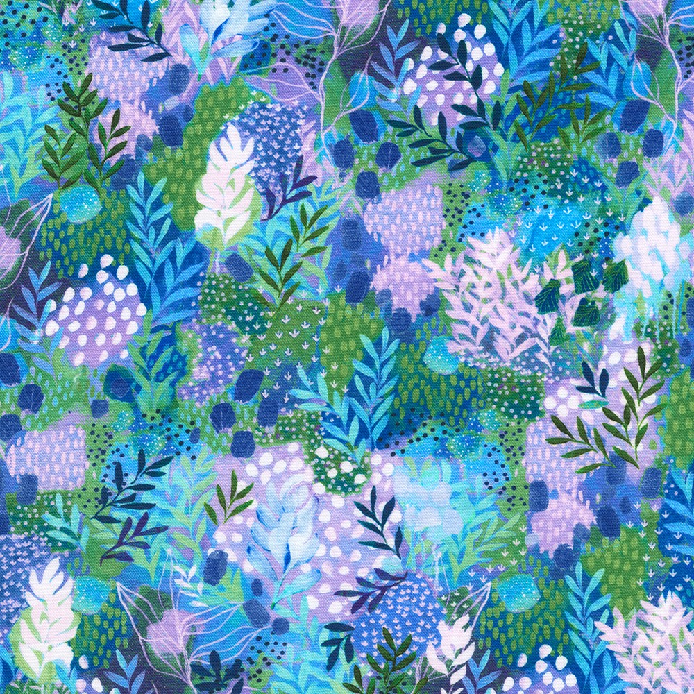 Painterly Trees fabric