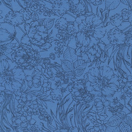 Wishwell: Nature's Notebook Lawns fabric