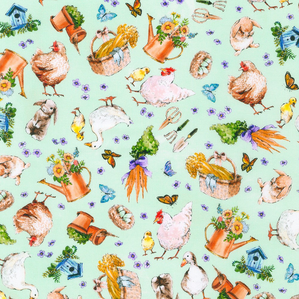 Wishwell: Bunny Lane fabric
