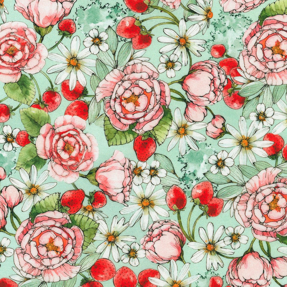 Wishwell: Strawberry Season fabric