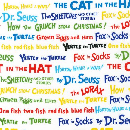 Celebrate Seuss! fabric