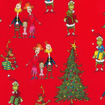 How the Grinch Stole Christmas fabric