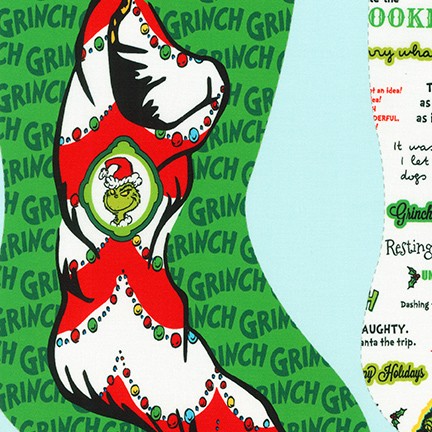How the Grinch Stole Christmas fabric