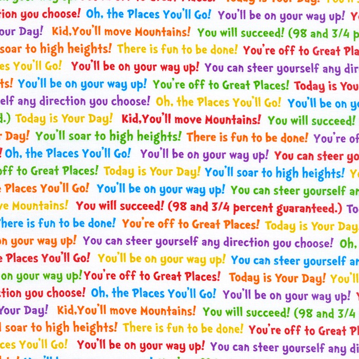 A Little Dr. Seuss fabric