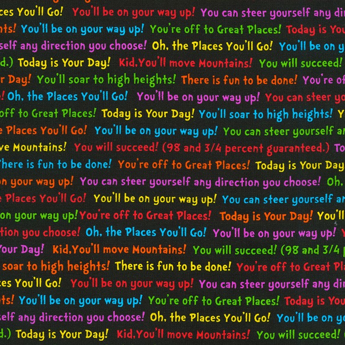 A Little Dr. Seuss fabric