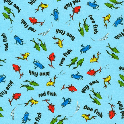 A Little Dr. Seuss fabric