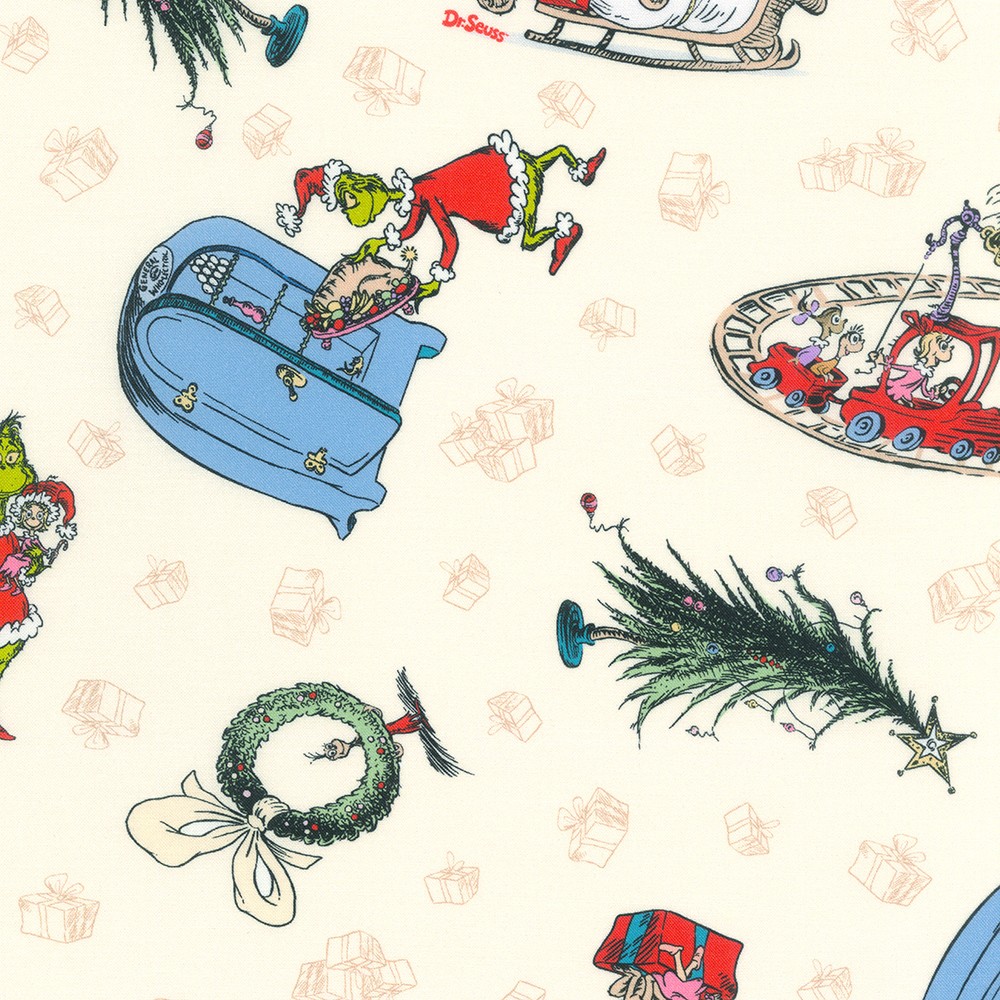 How the Grinch Stole Christmas fabric