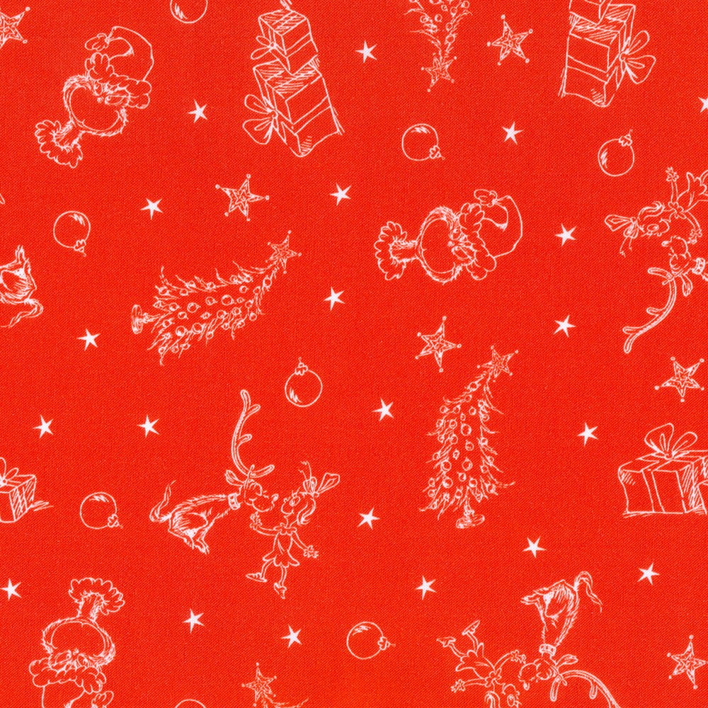 How the Grinch Stole Christmas fabric