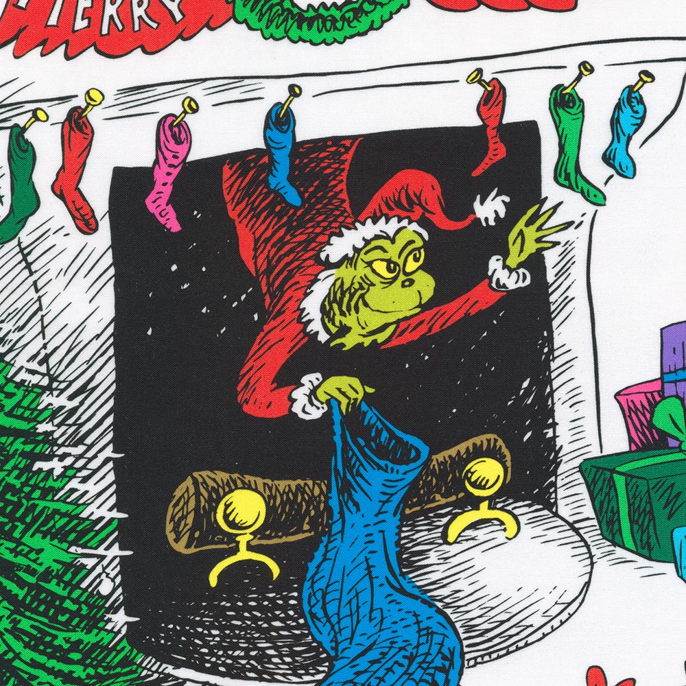 How the Grinch Stole Christmas fabric