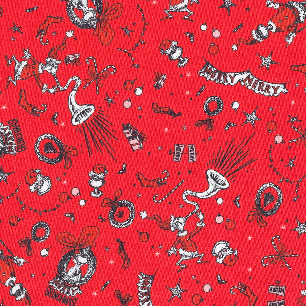 How the Grinch Stole Christmas fabric